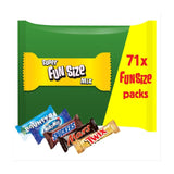 Mars Twix Bounty Snickers Milky Way Funsize Chocolate  Bars Party Bag   1.425kg GOODS M&S   