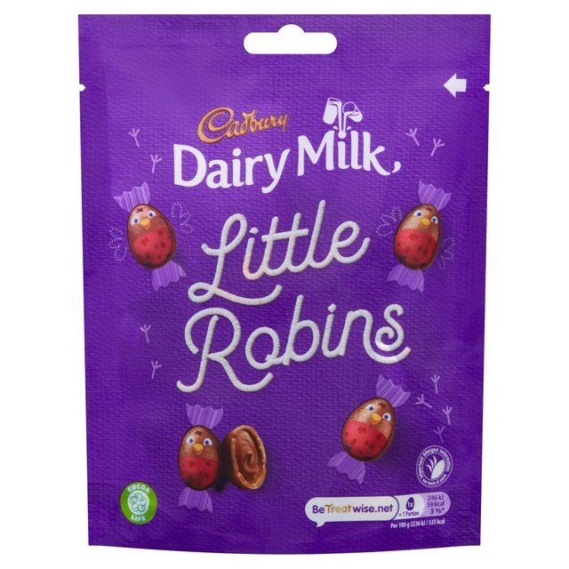 Cadbury Dairy Milk Little Robins Chocolate Bag   77g GOODS M&S   