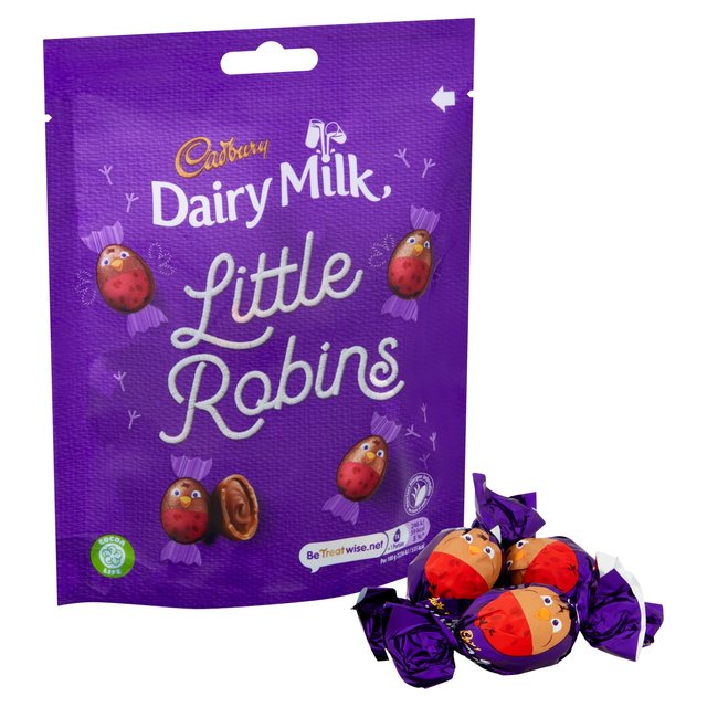 Cadbury Dairy Milk Little Robins Chocolate Bag   77g GOODS M&S   