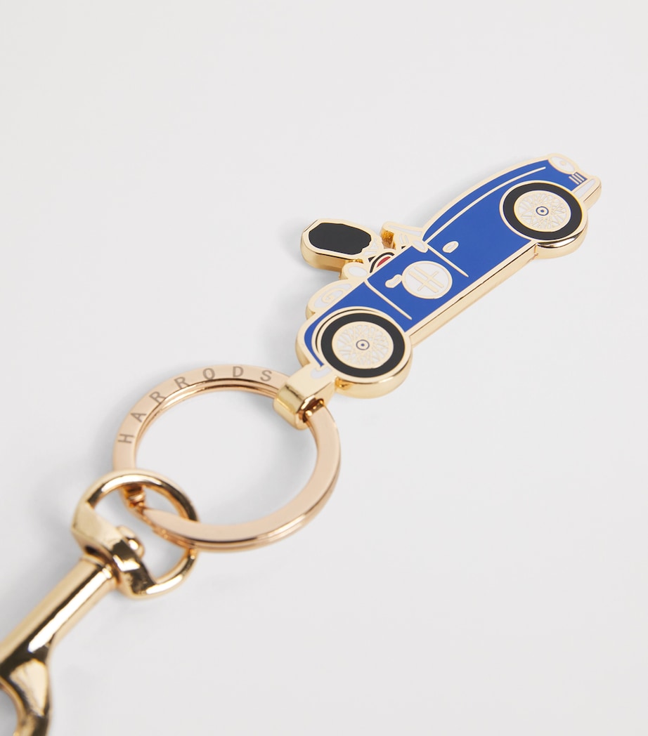 Harrods Racing Car Keyring, imported from the UK