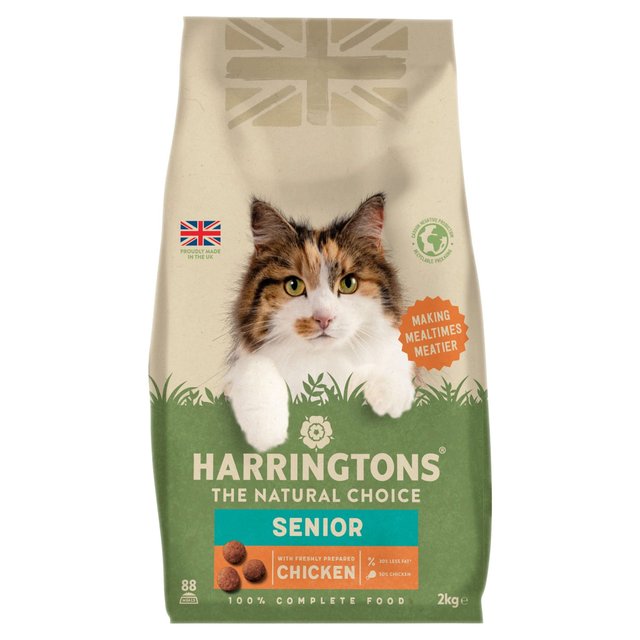 Harringtons Complete Senior Chicken Cat Food   2kg