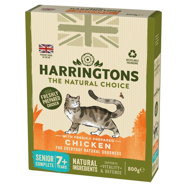 Harringtons Senior Complete Chicken Cat Food   800g GOODS M&S   