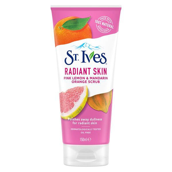 St. Ives Even & Bright Pink Lemon & Orange Scrub 150ml GOODS Superdrug   