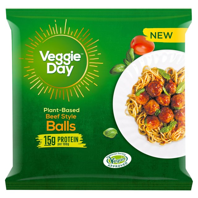 Veggie Day Plant-Based Beef Style Balls   350g GOODS M&S   