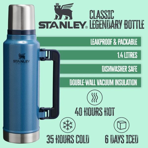 Stanley Legendary Classic insulated thermal bottle 1.4L, imported from the UK