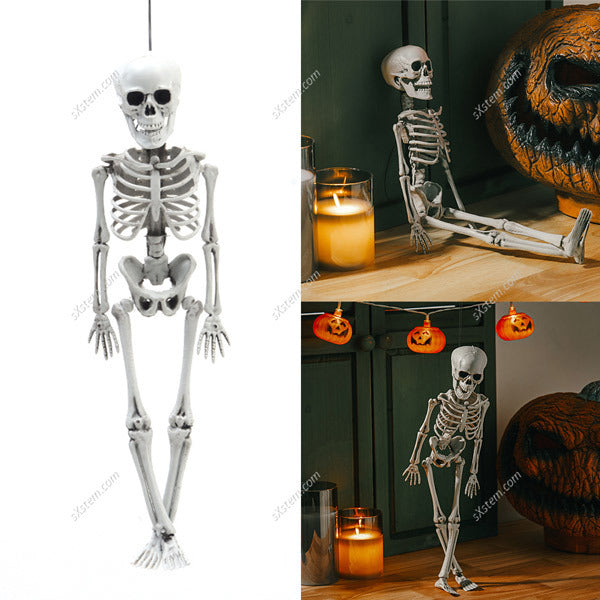 Livingandhome posable hanging skeleton 40cm, UK version
