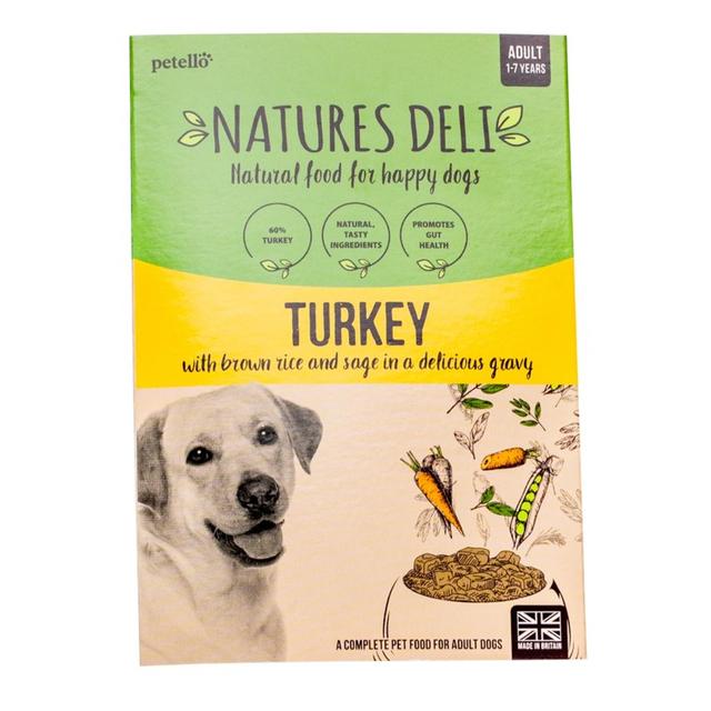 Natures Deli Turkey Wet Dog Food   400g