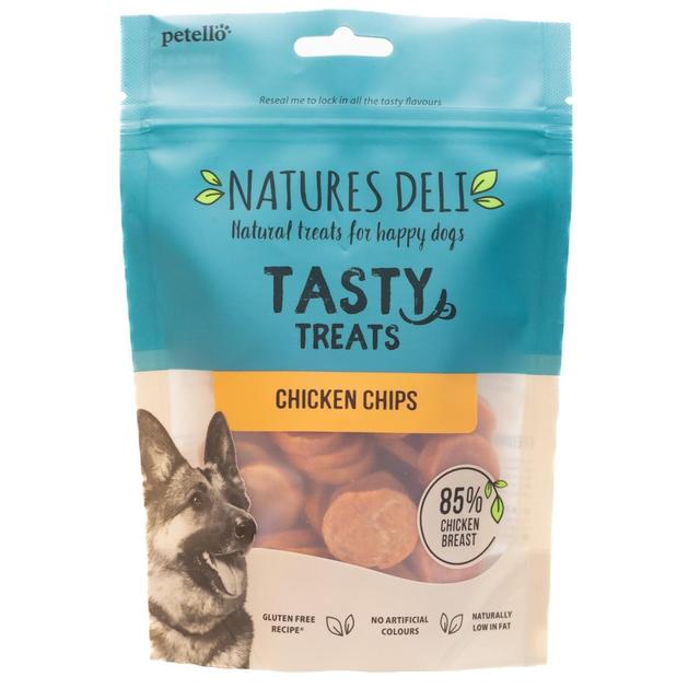 Natures Deli Chicken Chips Dog Treats   100g GOODS M&S   