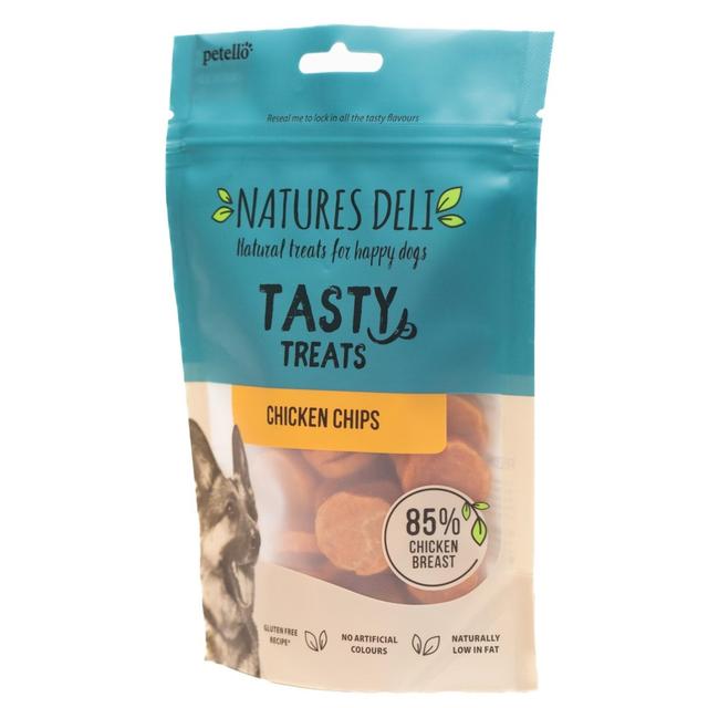 Natures Deli Chicken Chips Dog Treats   100g GOODS M&S   