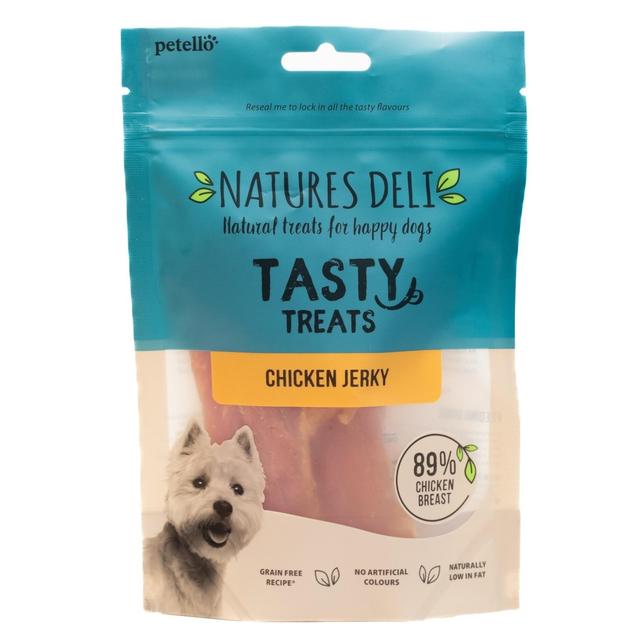 Natures Deli Chicken Jerky Dog Treats   100g