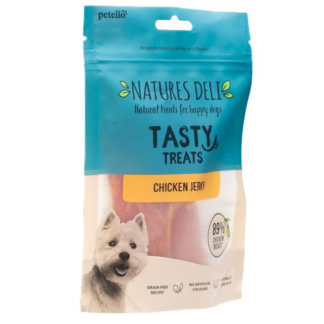 Natures Deli Chicken Jerky Dog Treats   100g GOODS M&S   