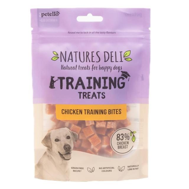 Natures Deli Chicken Training Bites Dog Treats   100g