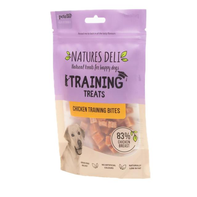 Natures Deli Chicken Training Bites Dog Treats   100g GOODS M&S   