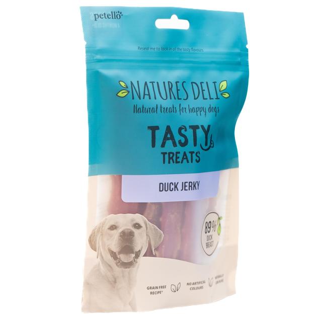 Natures Deli Duck Jerky Dog Treats   100g