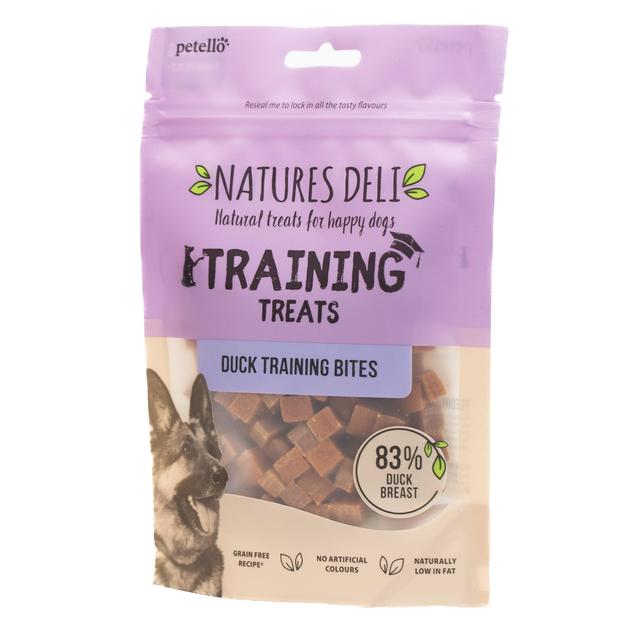 Natures Deli Duck Training Bites Dog Treats   100g GOODS M&S   