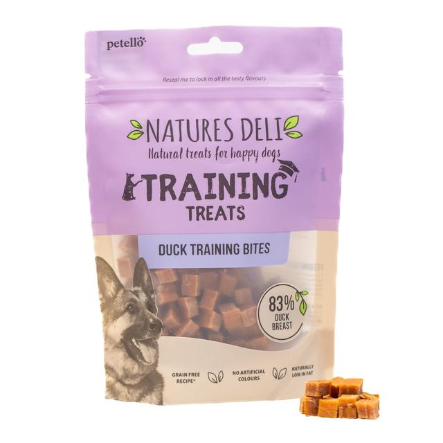 Natures Deli Duck Training Bites Dog Treats   100g