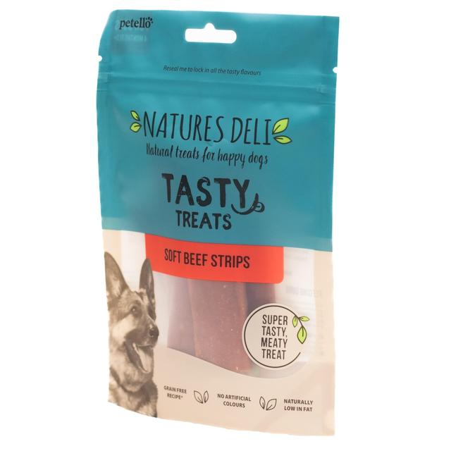 Natures Deli Soft Beef Strips Dog Treats   100g GOODS M&S   