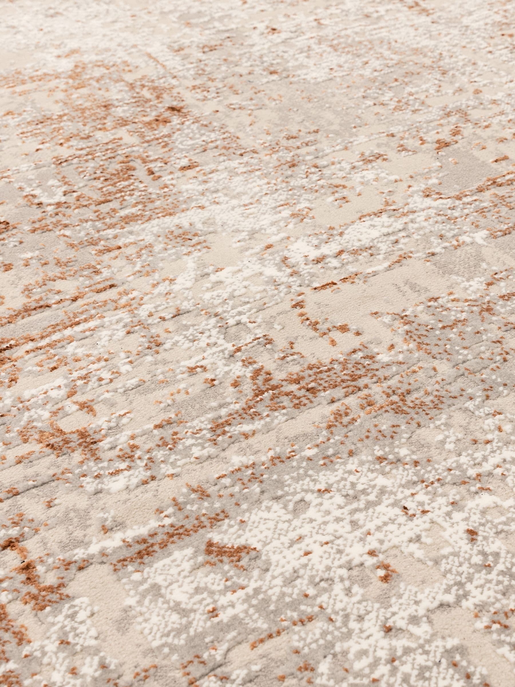 Asiatic Rugs Orange Kuza Border Rug, imported from the UK
