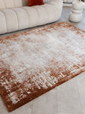 Asiatic Rugs Orange Kuza Border Rug, imported from the UK