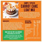 Creative Nature Carrot Cake Loaf Mix   268g GOODS M&S   