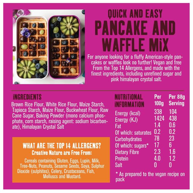 Creative Nature Pancake and Waffle Mix   266g GOODS M&S   