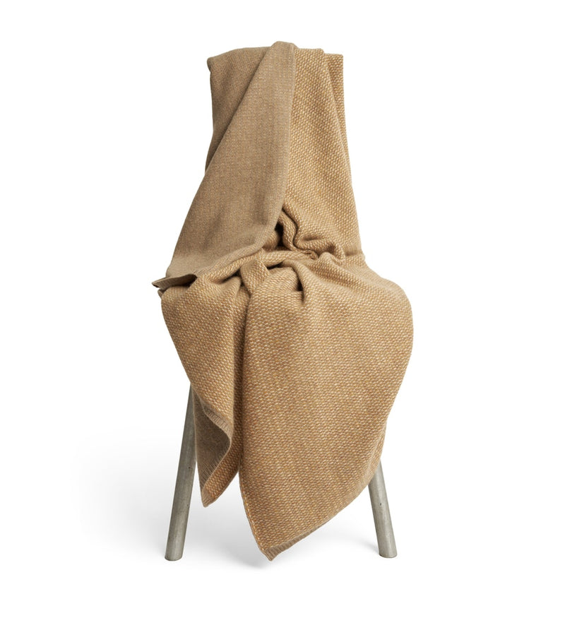 Oyuna cashmere Quadro throw 180x120cm, imported from the UK