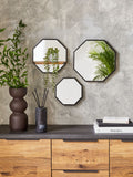 Bronx black set of 3 wall mirrors - British product
