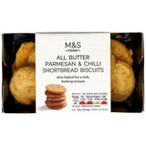 M&S Collection All Butter Parmigiano Reggiano & Chilli Biscuits   80g GOODS M&S   