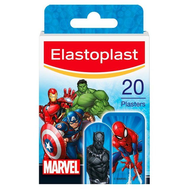 Elastoplast Avengers Marvel Kids Assorted Plasters   20 per pack GOODS M&S   