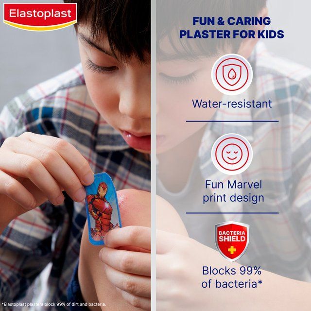 Elastoplast Avengers Marvel Kids Assorted Plasters   20 per pack GOODS M&S   