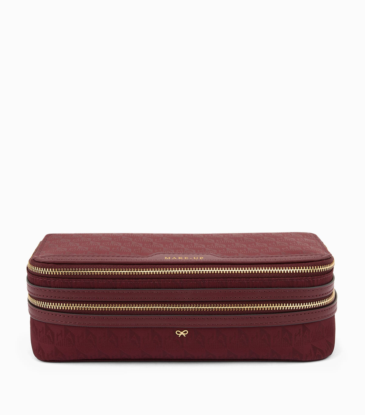 Anya Hindmarch Jacquard Logo Make-Up Pouch - British product