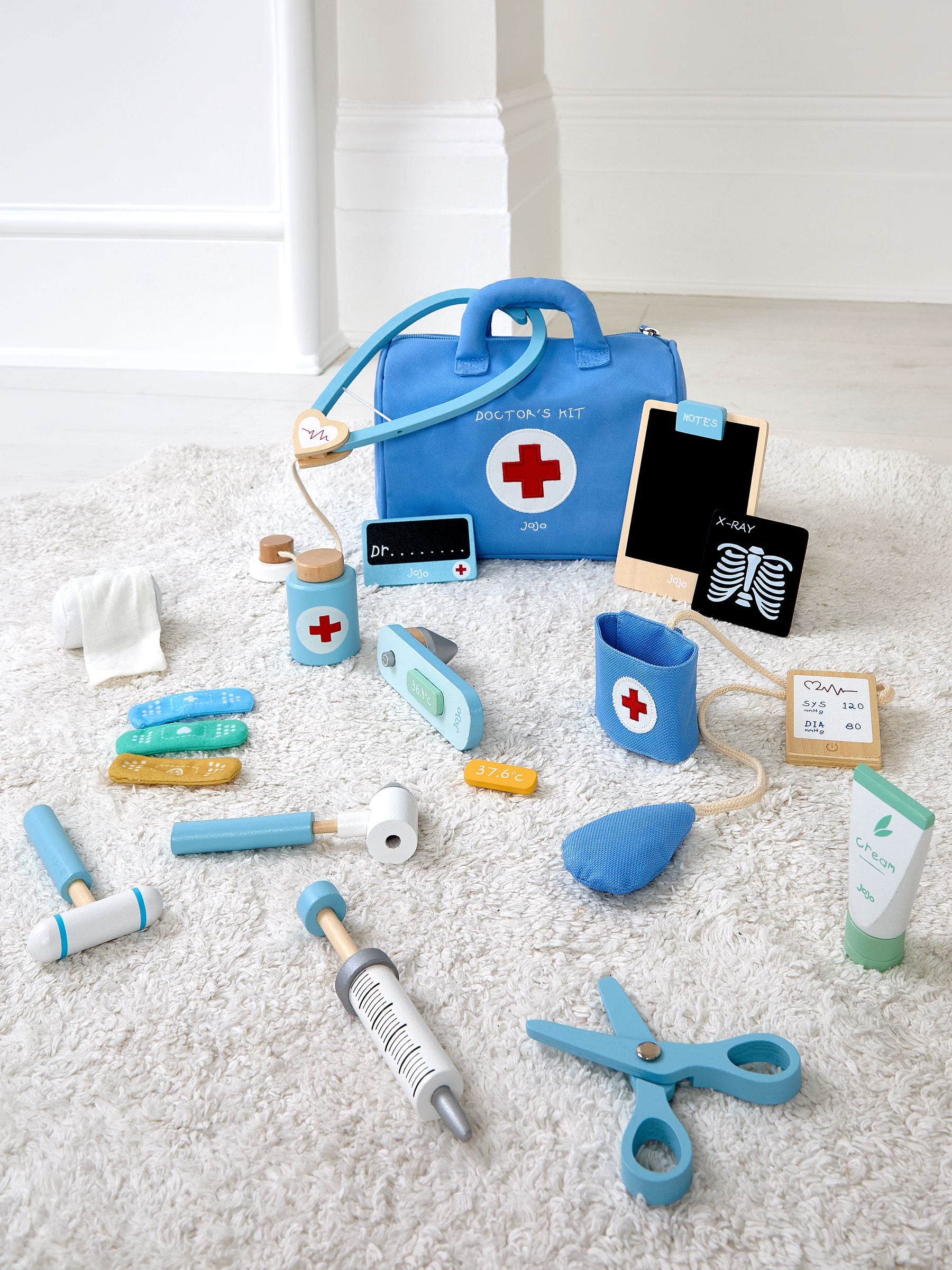 JoJo Maman Bébé blue doctor's playset (British brand)