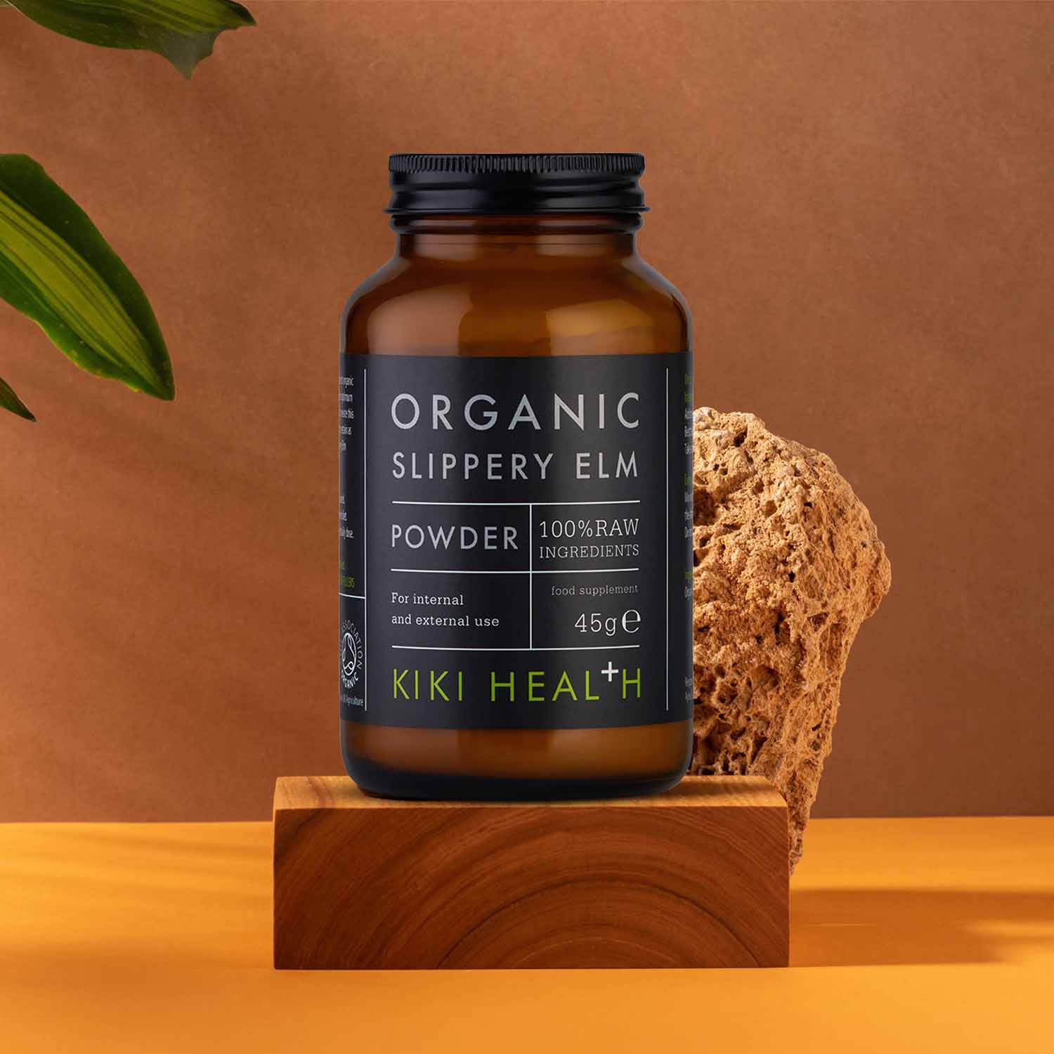 KIKI Health organic slippery elm powder 45g - British product