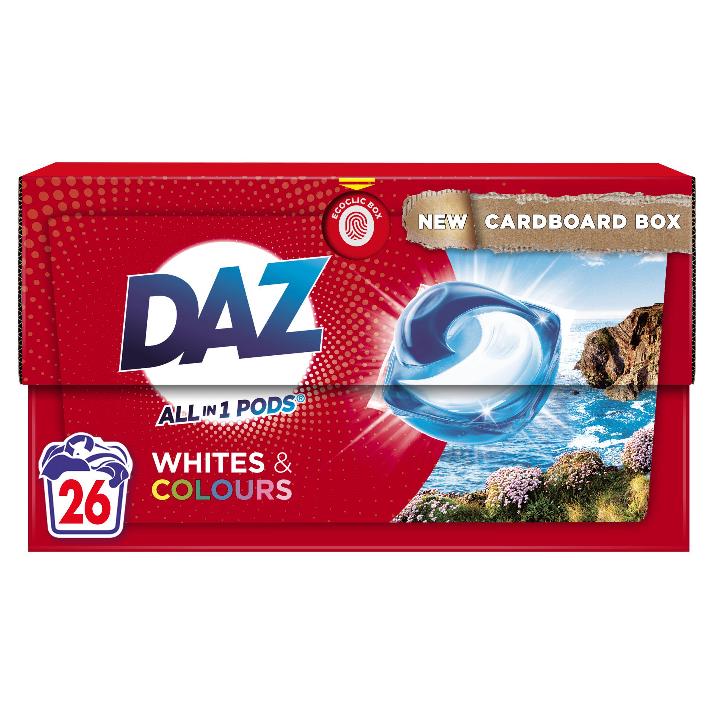 Daz All-in-1 Pods Washing Liquid Capsules Original 24 Washes GOODS Sainsburys   