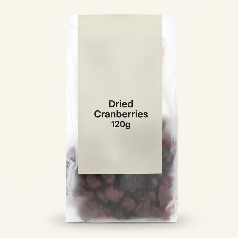 Holland & Barrett dried cranberries 120g, UK version