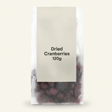 Holland & Barrett dried cranberries 120g, UK version