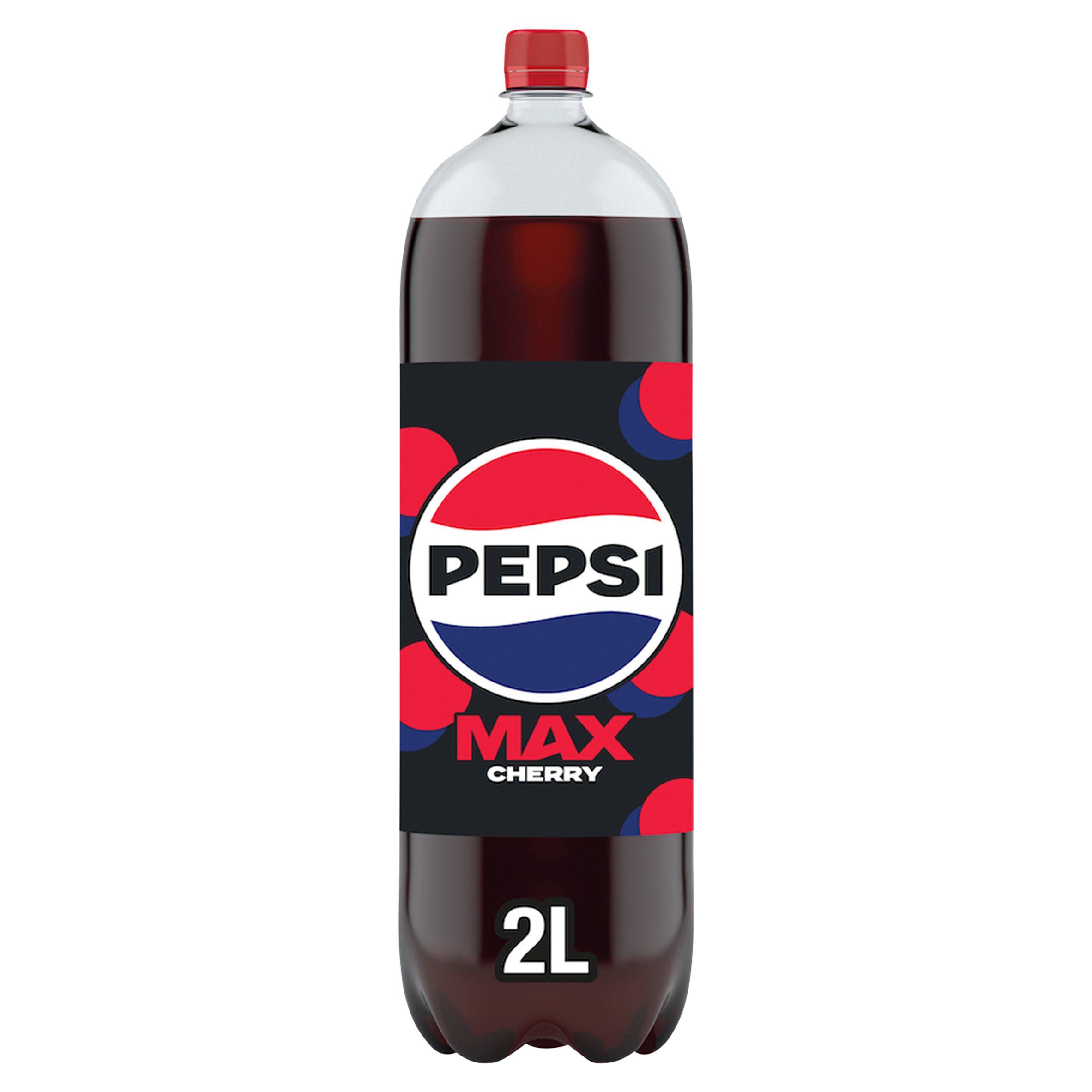 Pepsi Max Cherry No Sugar Cola Bottle 2L All Sainsburys   