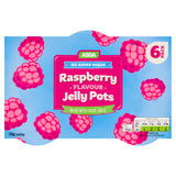 ASDA No Added Sugar Raspberry Flavour Jelly Pots GOODS ASDA   