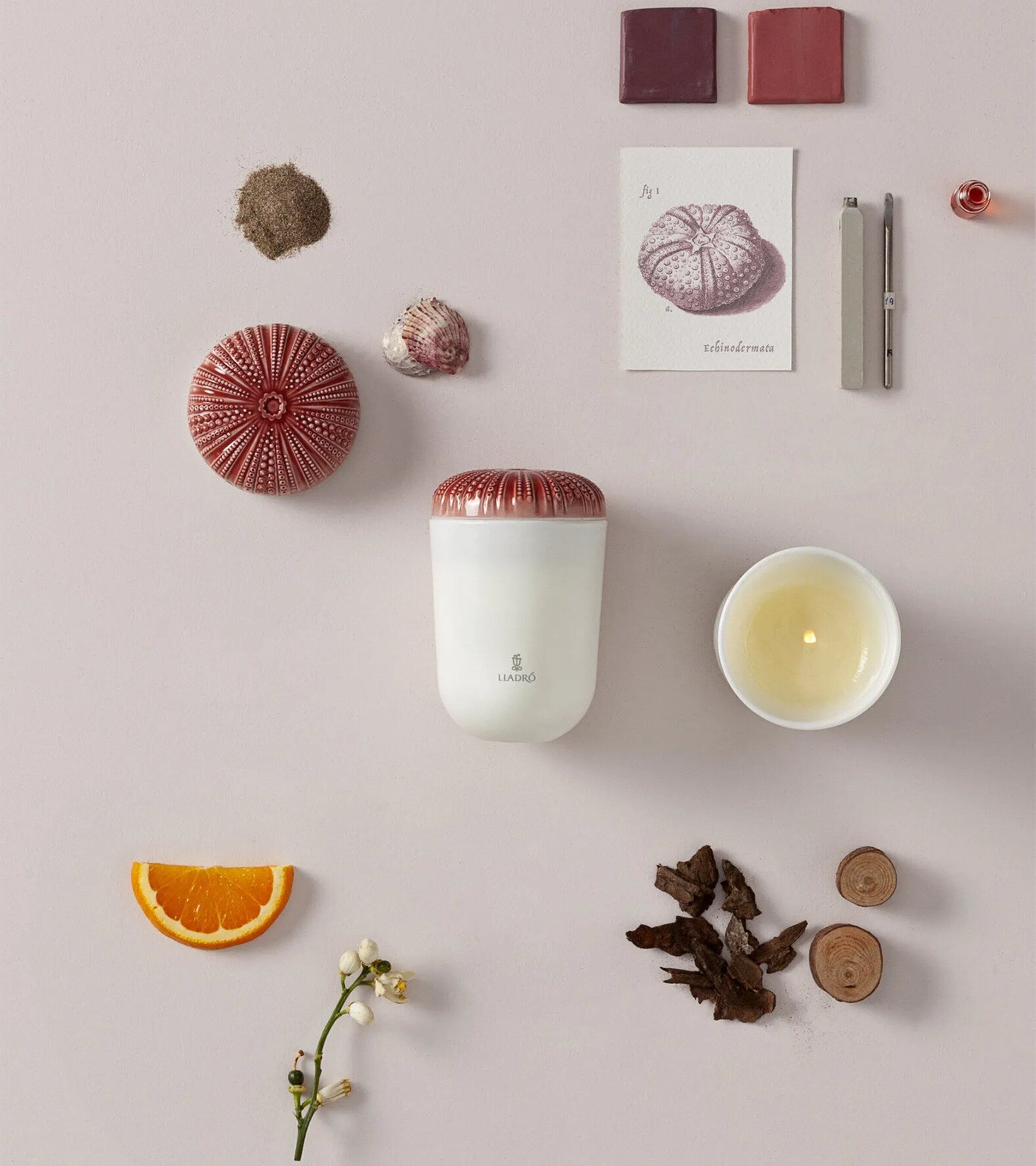 Lladró Mediterranean Beach candle 200g, UK version