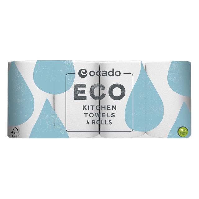 Ocado Eco Kitchen Towels   4 per pack