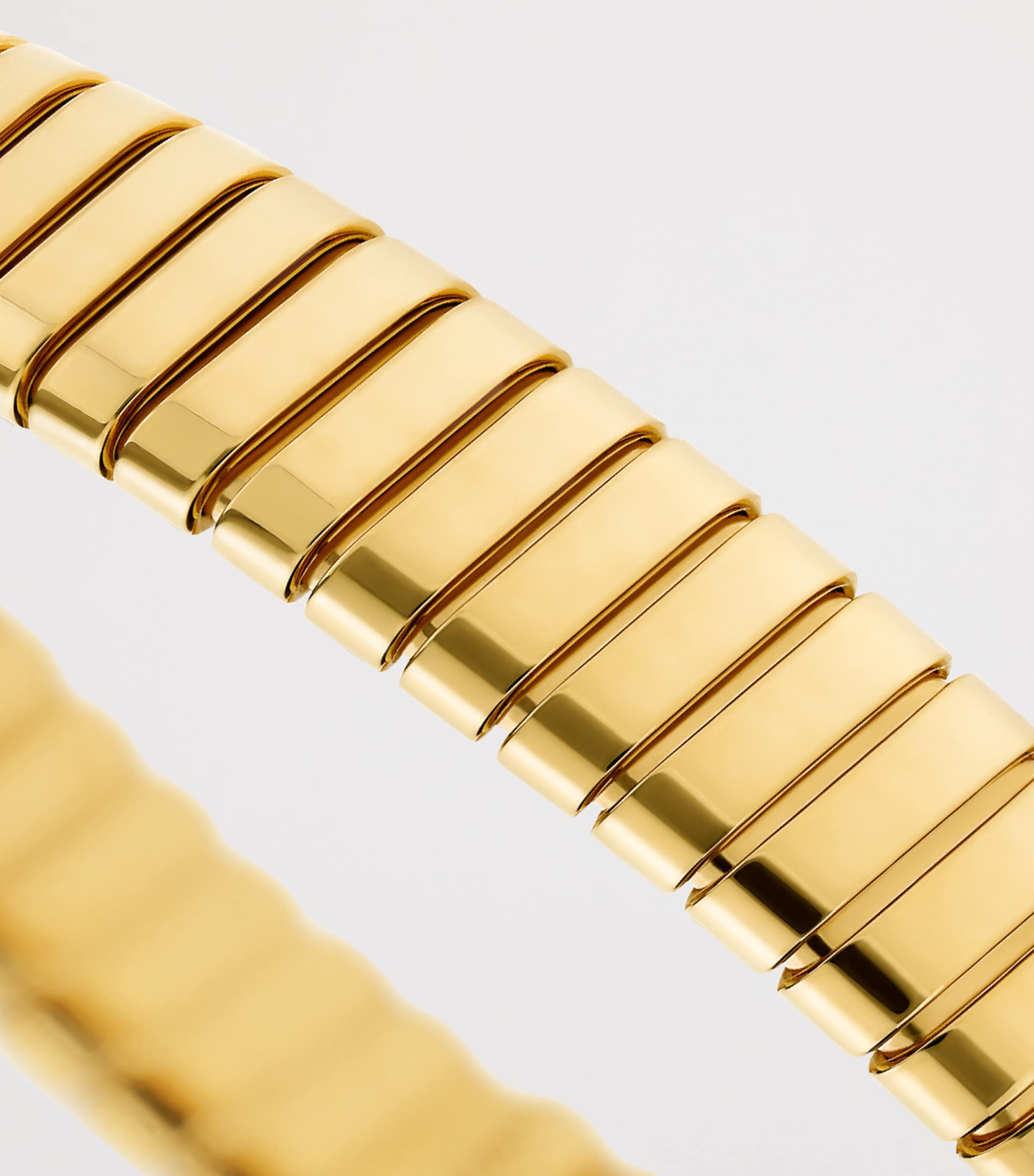 Bvlgari yellow gold Tubogas bracelet, UK version