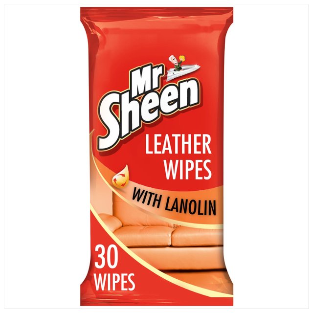 Mr Sheen Leather Polish Wipes   30 per pack GOODS M&S   