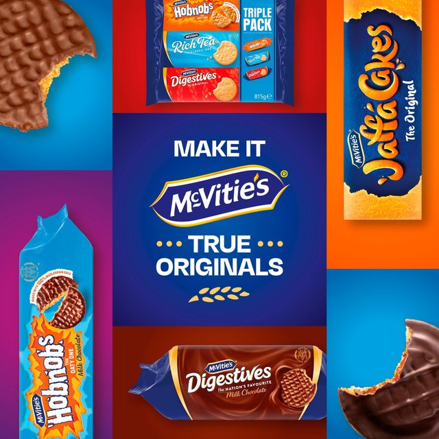 McVitie's Triple Pack Biscuits Hobnobs Rich Tea Digestives   815g GOODS M&S   