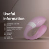 LELO MAHANA Originals couples massager Soft Pink, imported from the UK