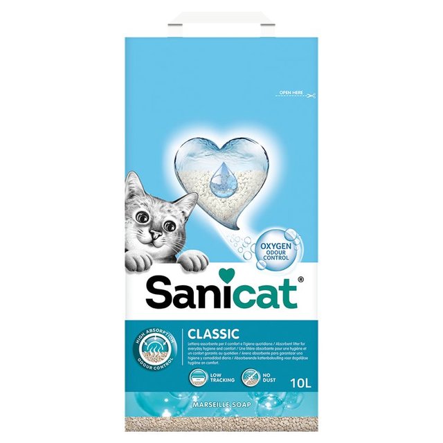 Sanicat Classic Absorbent Marsella Soap Cat Litter   10L