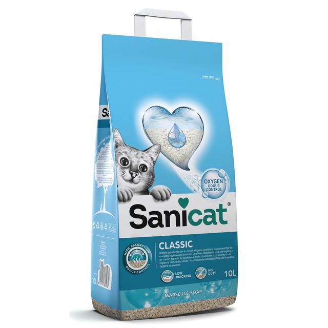 Sanicat Classic Absorbent Marsella Soap Cat Litter   10L