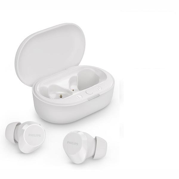سماعات أذن لاسلكية حقيقية Philips TAT1209 بيضاء - منتج بريطاني