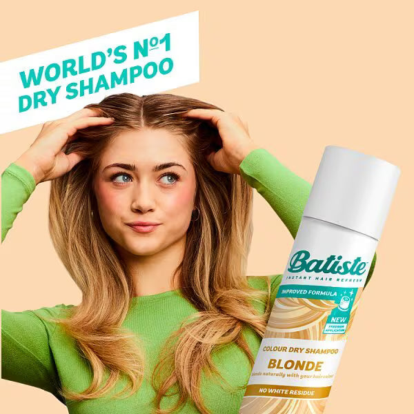 Batiste Dry Shampoo Brilliant Blonde 200ml - British product