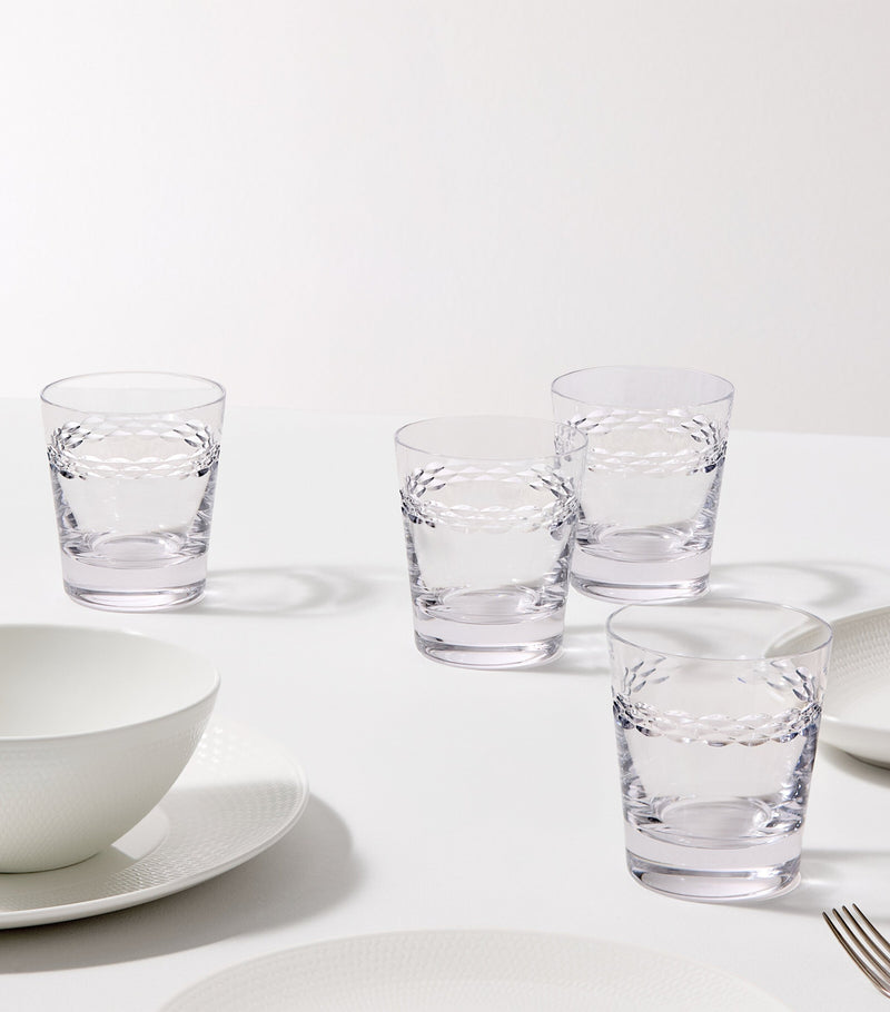 Wedgwood crystal tumblers set of 2 310ml (British brand)