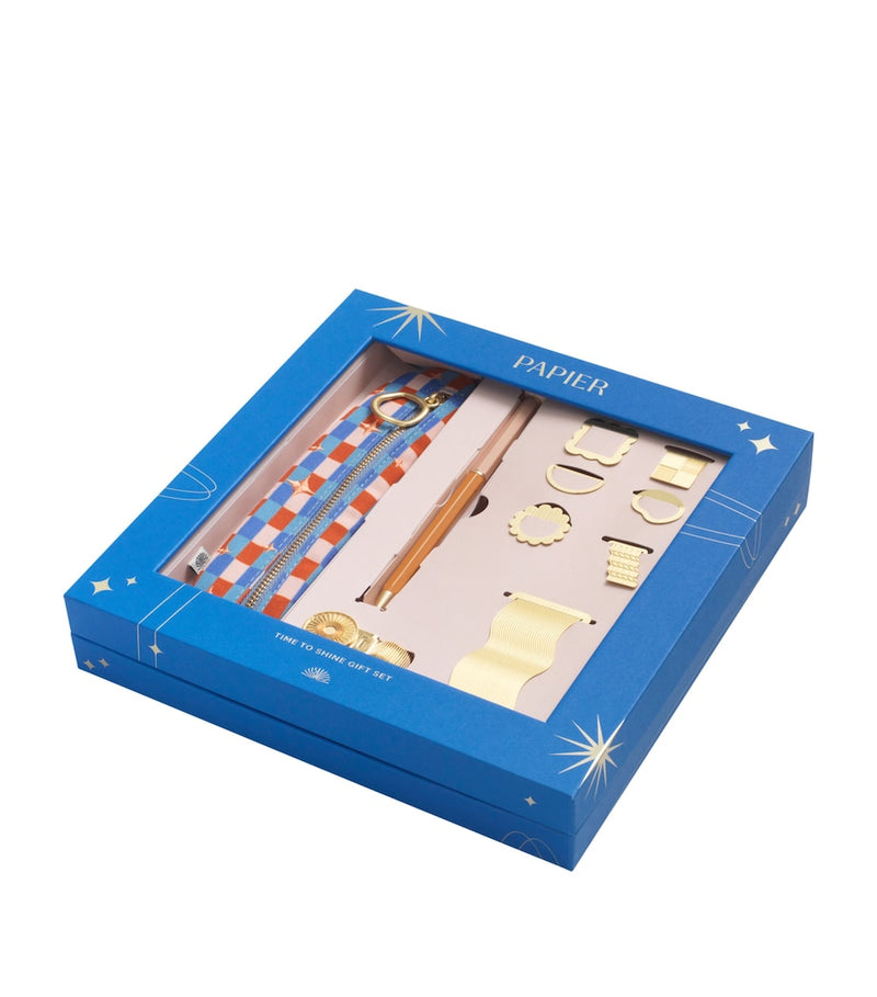 Papier Time to Shine stationery gift set, imported from the UK